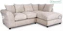 Harry Small Right Hand Corner Chaise Sofa - Stone