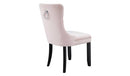Argos Home Princess Velvet Dining Chair - Blush