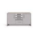 Habitat Venice 2 Door 1 Drawer Low Sideboard - Grey