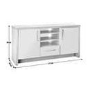 Habitat Venice 2 Door 1 Drawer Low Sideboard - Grey