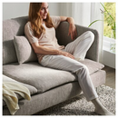 SÖDERHAMN 4-seat sofa, with chaise longue and open end/Viarp beige/brown