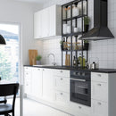 Kitchen, anthracite/white frame, 323x63.5x241 cm+ Bush Appliances + Installation
