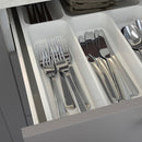 Kitchen, white/grey frame, 323x63.5x241 cm + Hoover Appliances + Installation