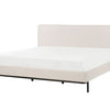 CORIO Bed : Fabric 180 x 200 cm (King) Light Beige