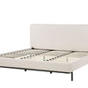 CORIO Bed : Fabric 180 x 200 cm (King) Light Beige