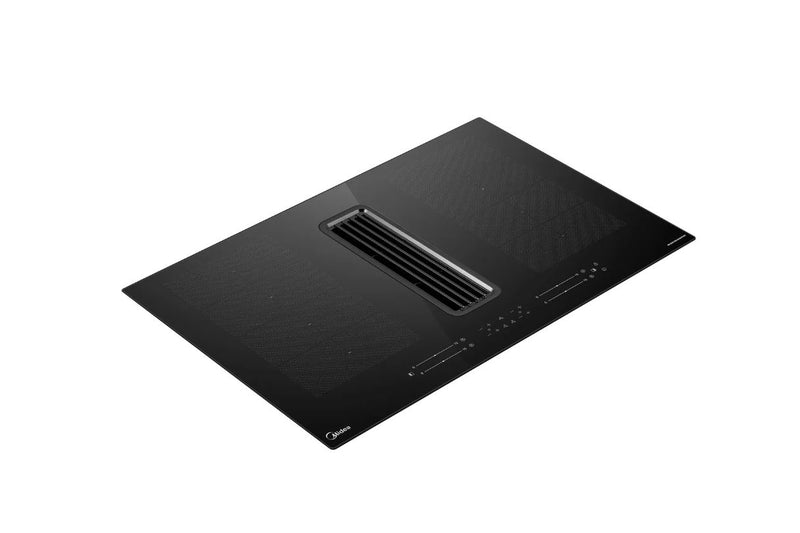 Midea MIH740Y078B Electric Induction Extractor Hob - Black
