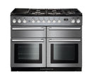 Rangemaster Nexus SE NEXSE110DFFSS/C 110cm wide Dual Fuel Range Cooker with Gas Hob - Stainless Steel / Chrome
