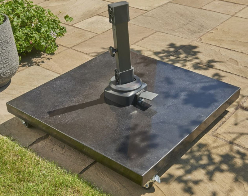 Royce 90kg Granite Parasol Base with Wheels