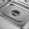 Commercial Electric Bain Marie 6 pan 3000W Countertop