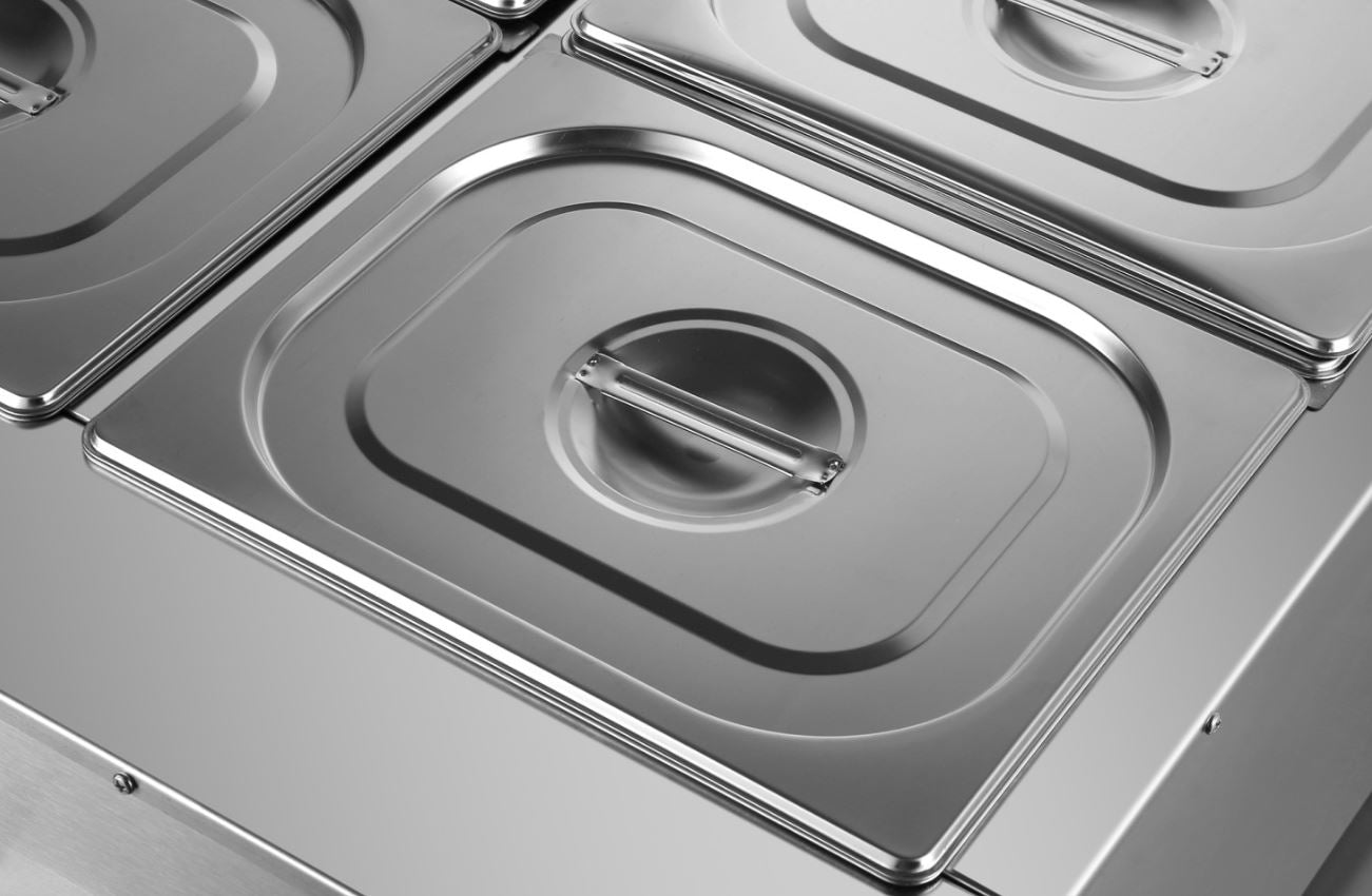 Perfect Countertop Commercial Electric Bain Marie 6 pan 3000W Countertop