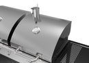Adexa Commercial Gas & Charcoal Combo BBQ Grill with Double Hood
