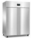 Adexa THL1180BT Commercial Freezer 1150 Litres Stainless Steel Twin Door