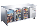 Adexa RG31VGLASS Commercial Refrigerated Counter 3 glass doors