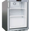 Commercial Refrigerator Undercounter 130 litres Stainless steel Single glass door