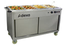 Adexa HXYH4W1 Mobile Bain Marie top Hot Cupboard