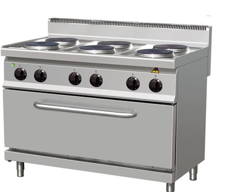 Adexa THE7P6MEO Commercial Electric Range oven 6 plates Electric oven