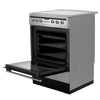 Amica 608CE2TAXX 60cm Wide Single Oven Electric Cooker with Ceramic Hob - Stainless Steel