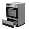 Amica 608CE2TAXX 60cm Wide Single Oven Electric Cooker with Ceramic Hob - Stainless Steel