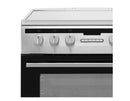 Amica 608CE2TAXX 60cm Wide Single Oven Electric Cooker with Ceramic Hob - Stainless Steel