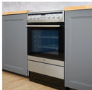Amica 608CE2TAXX 60cm Wide Single Oven Electric Cooker with Ceramic Hob - Stainless Steel