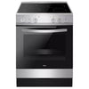 AMICA AFC601SS 60 cm Electric Ceramic Cooker - Black & Stainless Steel
