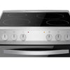 AMICA AFC601SS 60 cm Electric Ceramic Cooker - Black & Stainless Steel