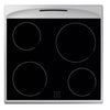 AMICA AFC601SS 60 cm Electric Ceramic Cooker - Black & Stainless Steel