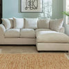 Harry Small Right Hand Corner Chaise Sofa - Stone