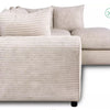 Harry Small Right Hand Corner Chaise Sofa - Stone