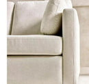 Julian Bowen Ottilie Fabric 2 Seater Sofa Bed Wooden Feet - Beige