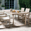 Azzanello Dining Table  230 cm 100 cm Acacia Wood Light Brown