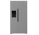 Beko HarvestFresh™ ASP342VPS Plumbed Frost Free American Fridge Freezer - Stainless Steel Effect