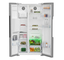 Beko HarvestFresh™ ASP342VPS Plumbed Frost Free American Fridge Freezer - Stainless Steel Effect