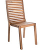OMBRIANO Garden Dining Set 4 Seater Certified Acacia Wood Light Brown