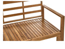 ISOLELLO Garden Bench with Cushion 190 cm Adjustable Acacia Wood Brown