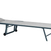 SORONI Metal Light Grey : Set of 2 Sun Loungers