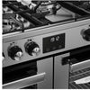 Belling 39 Inch Double Oven Dual Fuel Range Cooker - Stainless Steel - 7 Gas Burners