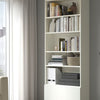 BILLY Bookcase with drawer, white