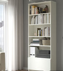 BILLY Bookcase with drawer, white