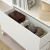 BILLY Bookcase with drawer, white