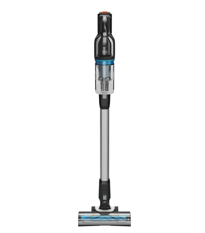 Black + Decker Cordless Vacuum Cleaner with up to 56 Minutes Run Time - Black / Silver - BHFEB520D1-GB