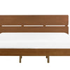 BOISSET Bed Wood 180 x 200 cm (King) Dark Brown