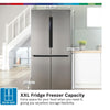 Bosch Series 4 KFN96VPEAG Frost Free American Fridge Freezer - Stainless Steel Effect