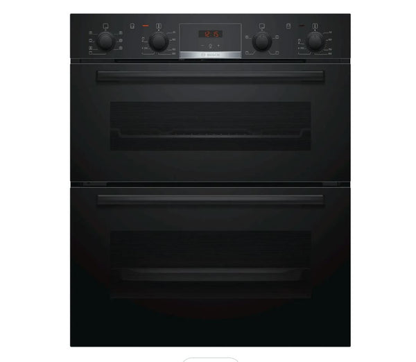 Bosch Series 4 NBS533BB0B Built Under Electric Double Oven - Black