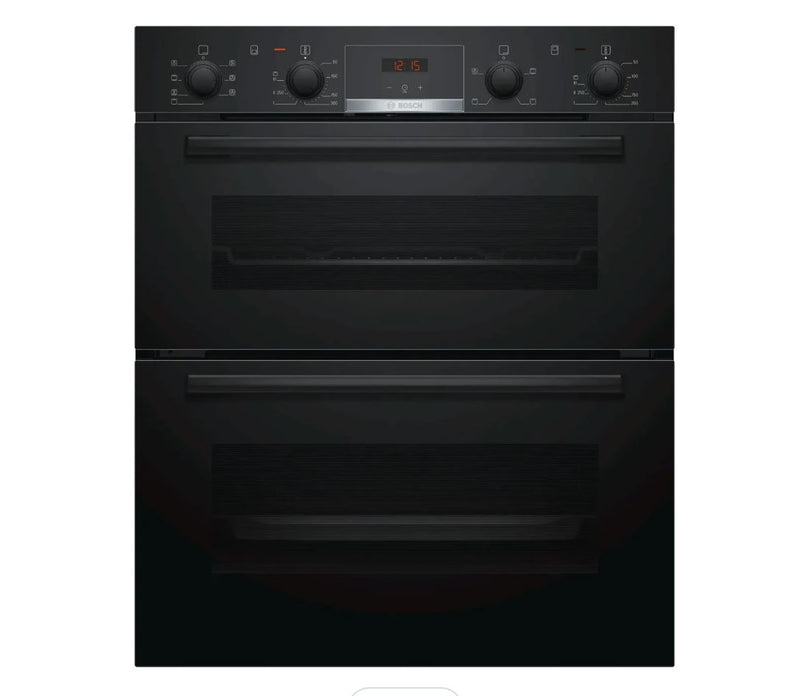 Bosch Series 4 NBS533BB0B Built Under Electric Double Oven - Black