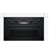Bosch Series 4 NBS533BB0B Built Under Electric Double Oven - Black