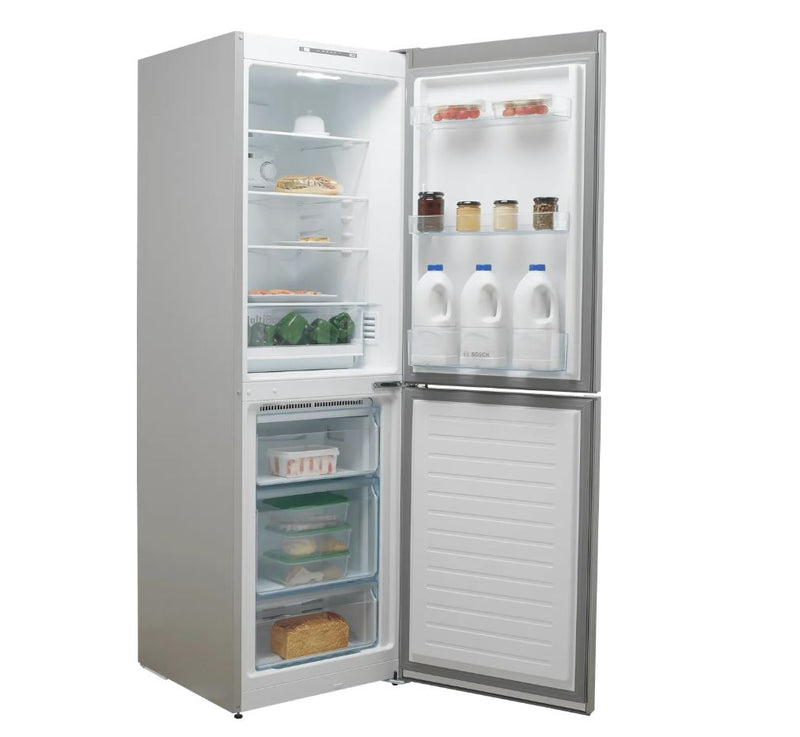 Bosch Series 2 KGN34NLEAG 50/50 No Frost Fridge Freezer - Stainless Steel Effect