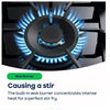 Bosch PGM7B5K90 75cm Gas Hob - Stainless Steel