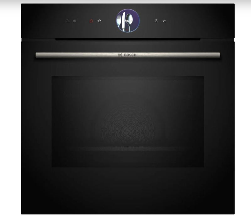 Bosch Series 8 HMG7764B1B Built In Electric Single Oven with Microwave Function with Pyrolytic Cleaning