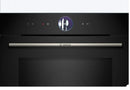 Bosch Series 8 HMG7764B1B Built In Electric Single Oven with Microwave Function with Pyrolytic Cleaning